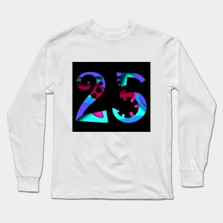 25 Color Wave Long Sleeve T-Shirt